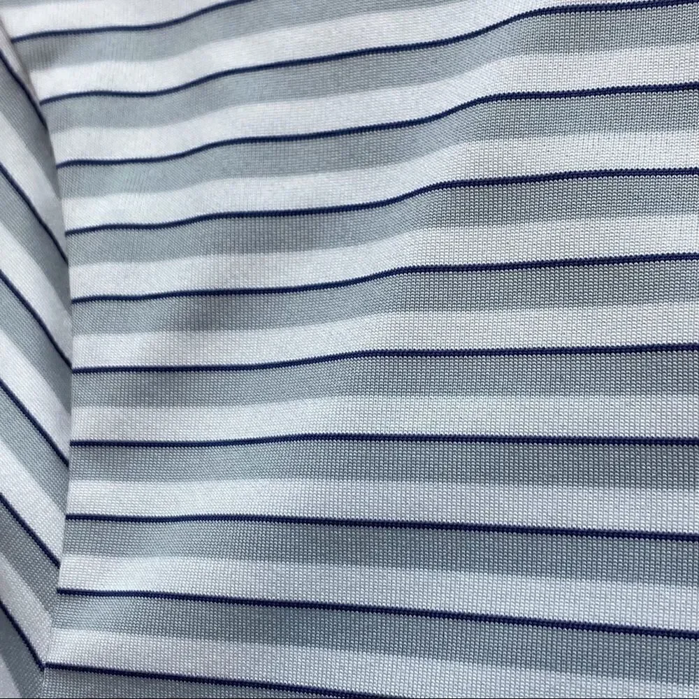 Adidas Striped Polo Size Medium